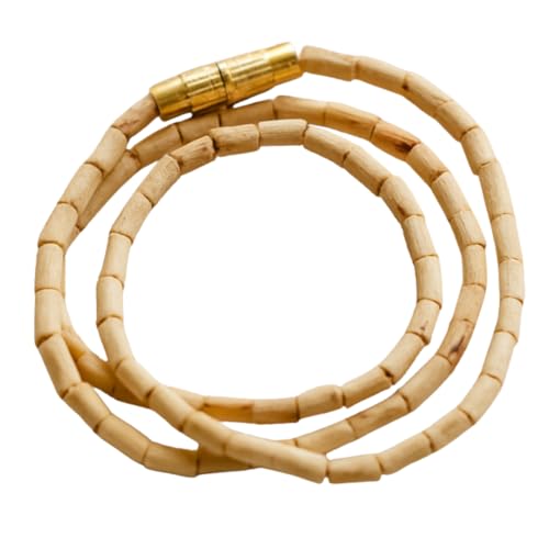 Image of Original Tulsi Kanthi Mala | Pure Tulsi Wood Beads for Men & Women | Natural Kanthi Necklace for Puja & Spiritual Wear | 2 Round Mala for Daily Wearing | Men & Women