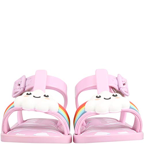 SANDÁLIA MINI MELISSA MAR SANDAL SUNNY DAY 33224 TAMANHO:17/18;COR:ROSA