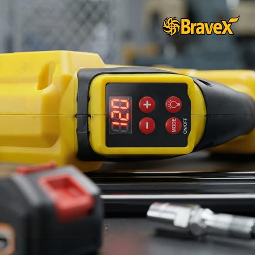 Image of Electric Grease Gun Compatible with Makita 21V Battery Powered, 12000 PSI Cordless Grease Gun with 40 Inch Hose for Tractor, Truck, Excavator | Quick Release Coupler | LED Light | Rechargeable