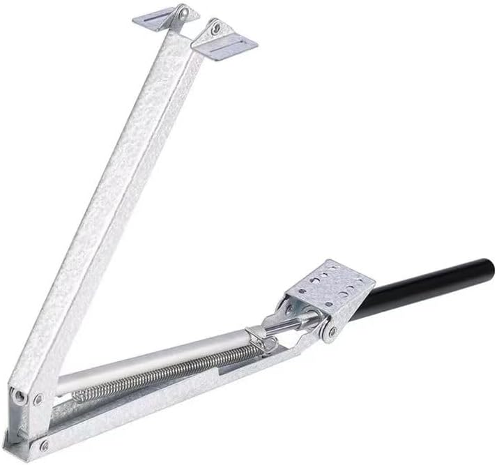 Stedan Aluminum Greenhouse Automatic Window Opener, Solar Thermal Roof Window Opening Kit, Automatic Roof Vent Opener, Greenhouse Accessories up to 15-30 lbs (Single Spring)