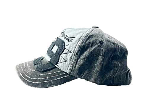 Image of Adjustable Soft Cotton Denim Cap for Men Women Baseball Vintage Washed Distressed Hats Adjustable Stylish Cap Regular Fitted