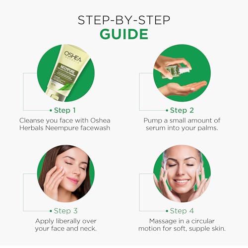 Oshea Neempure Anti Acne Face Serum for Men & Women | Reduces Pimples & Oil Production | Boosts Hydration with Spot Corrections | Enriched with Neem & Willow Bark Extract | Oily Skin Type 30 ml