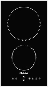 Cooktop de Indução 2 Bocas Gallant Vitrocerâmico Painel Touch Screen Preto 220v Gct02vina-pt220