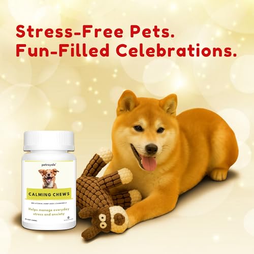 Image of Petroyale Dog Calming Chew and Plush Toy Combo, Pet-Friendly, Non-Toxic