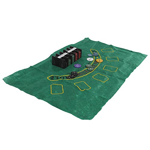 BOLORAMO Chips Poker Set Gamble Game Set Poker Game 200 Chips, für Heim- und Outdoor-Spiele – Bild 6