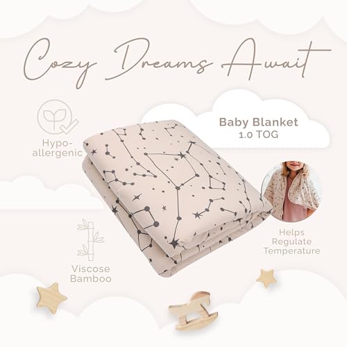 Image of Soft Baby Quilted Blanket - Lightweight and Breathable, Ideal for Newborns and Toddlers. (Beige, 30 inch x 40 inch) | Lightweight, Breathable, Ideal for Newborns and Toddlers