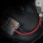 MNJ MOTOR 2 AWG Gauge Pure Copper Battery Cable Power Inverter Wire, 3/8" Lugs Compatible with Solar RV Car Truck Marine Boat Battery Banks (20 Inch, Black)