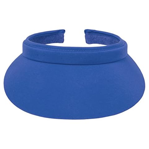 TOP HEADWEAR TopHeadwear Nylon Clip-On Visor, Royal Cover