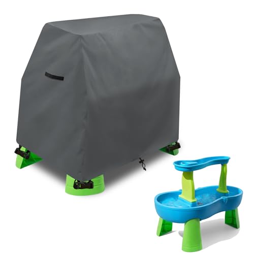 Image of Aacabo Kids Water Table Cover Fit Rain Showers Splash Pond Water Table,Waterproof Dust Proof Anti-UV Outdoor Toys Cover-Cover only