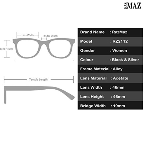 Image of RazMaz Round Steampunk Designer Brand Sunglasses | Elegant And Fashionable Design for Women & Men | Stylish Polarized Lens | UV400 Protected