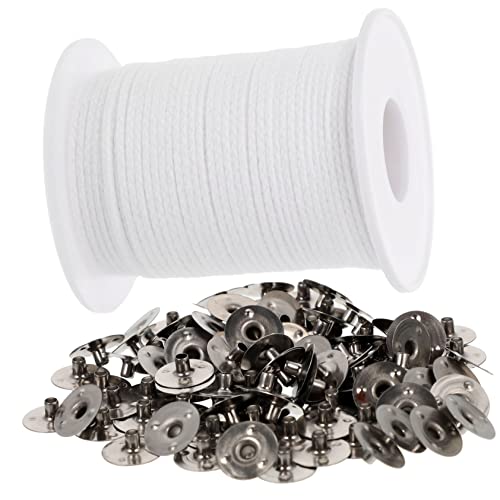 DIYEAH 1 Set DIY Candle Making Wicks Cotton Wicks for Candles for Candlemaking