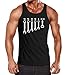 Produktbild MoonWorks® Herren Tanktop Bieröffner Flaschenöffner Männerwerkzeug Muskelshirt Achselshirt schwarz S