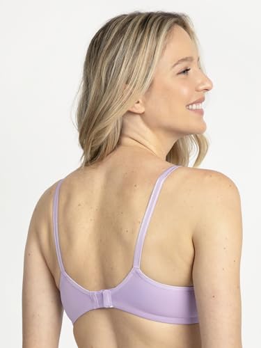 Fruit of The Loom Women's Breathable Spacer T-Shirt Bra Lilac Whisper 36B - image 3
