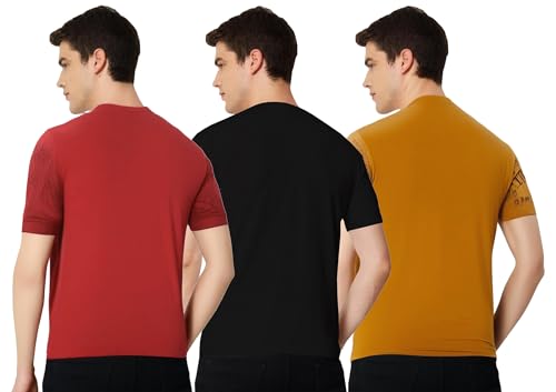 Image of SHAUN Men T-Shirt (404MTS $P Pack of 3)