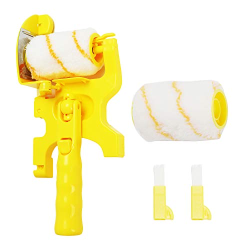 Paint Edger Combo Kit,Clean-Cut Paint Edger Roller Brush,Paint Brushes Safe Tool for Home Room Wall Ceilings DIY Indoor and Outdoor Painting