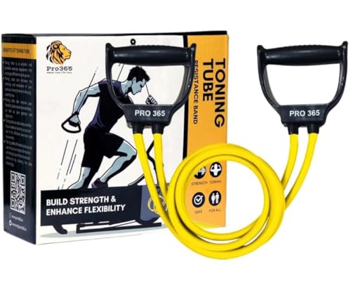 PRO365 Resistance Band 25 Kgs/Toning Tube/Toning Bands/Exercise Bands/Home Gym Bands (6 Month Warranty by PRO365) PRO365 Resistance Band 25 Kgs/Toning Tube/Toning Bands/Exercise Bands/Home Gym Bands (6 Month Warranty by PRO365)