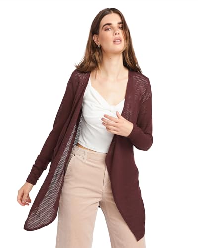 Volcom Women's Go Go Wrap Open Front Cardigan Sweater (Regular & Plus Size)3