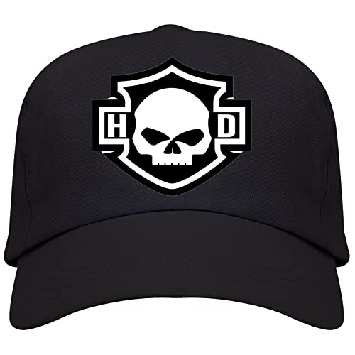 Genérico Casquette Harley Logo Noir Homme, Noir , taille unique