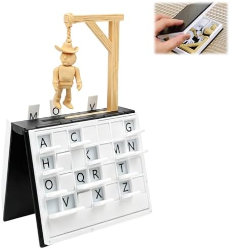 PlayBook'd Hangman Game Magnetic Cowboy, Playbook Board Game, Voc...