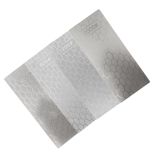 6 Pcs Diamond Sharpening Plates,120# 200# 600# 1200# 2000# 3000# Diamond Sharpening from Extra Coarse to Extra Fine Grit for Various Tools - Image 4