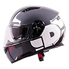 Royal Enfield LIGHTWING Full FACE REWING I ABS GI Grey XL620 | Fit: Regular | Certification: ISI | Material : ABS | Type: Full face EPS Liner for Better Shock Absorption | Gender: Men's