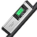 ALLmeter Digitale Wasserwaage 225mm, Magnetischer Winkelmesser mit LCD, +/-0.1° Präzision, Neigungsmesser mit Ton, V-Nut Basis, für Bau, Werkstatt, Solar, Auto