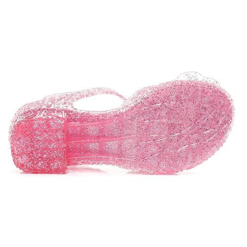 Image of Girls Jelly Sandals Princess Mary Jane Dress Up Shoes for Cosplay Party Birthday Toddler Little Girls
