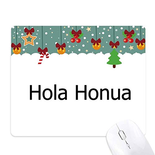 Alfombrilla de ratón hawaiana Hello World, el regalo de Navidad perfecto