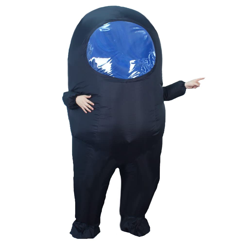Impostor Inflatable Costume for Adult Funny Halloween Spacesuit Costume Astronaut Figures for Adult Game Fans