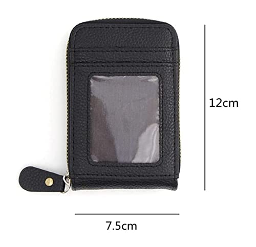Vintage Leather Women‘s Wallet Card Slot Credit Blocking Zipper Cash Organizer Holde wallet & card cases4
