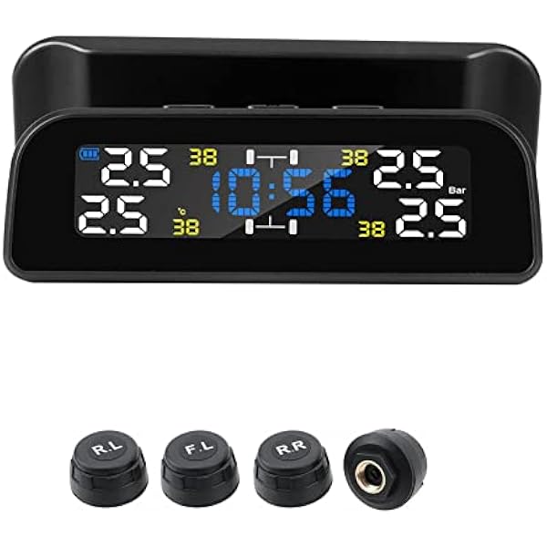 Bezprzewodowy system monitorowania ciśnienia w oponach TPMS, narzędzie do resetowania TPMS do 4 opon samochodu (0-3,5 bara), A