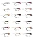 36 Effictive Tungsten Bead Perdigon Nymphs Fly Fishing Flies Assortment | Trout and Grayling Fishing Lure | Waterproof Fly Box