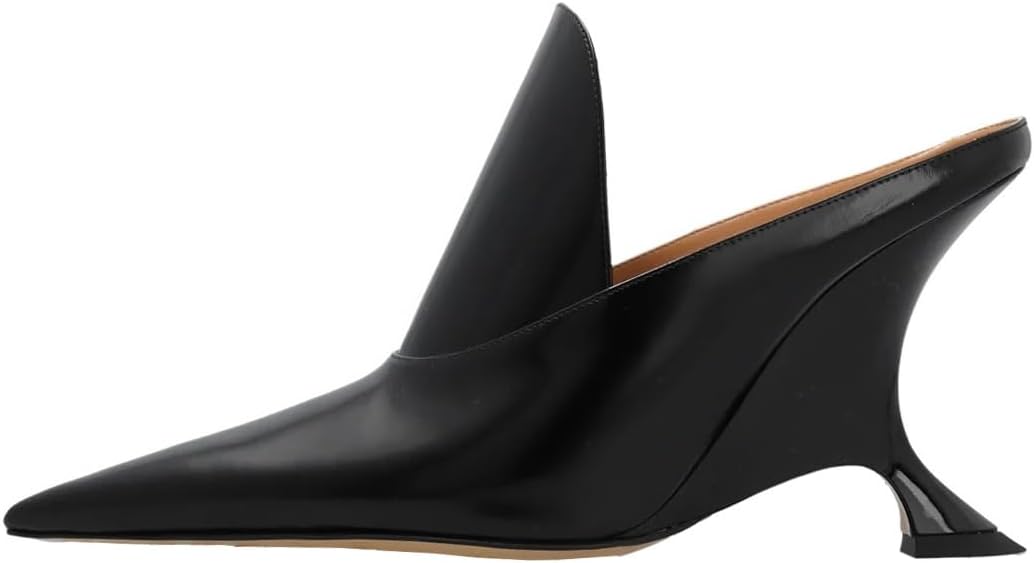 Kluolandi Metallic Heeled Mules for Women Sexy Egypt Ubuy