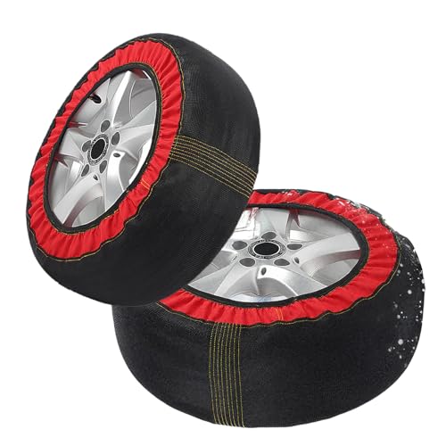 布製タイヤチェーン チェーン タイヤ 軽量 チェン 布制 用 スノーソックス 非金属 スノーチェー 2個 265/60R18