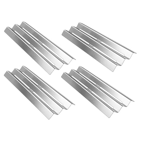 Zemibi Grill heat Plates for Napoleon LEX485/605/730 LE LD485 Series Grills, Napoleon 85-3072-8, 85-3073-6, 85-3080-8, 85-3081-6, 85-3082, 85-3083, 85-3084-0, LD485RB, LD485RSIB, M485RB, 4 Pack Cover