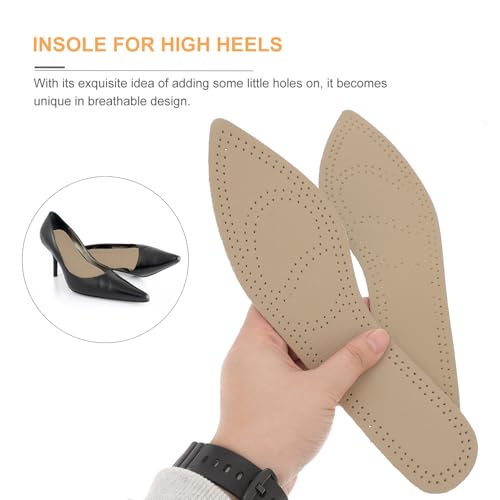 Plantillas de cuero para tacones, 2 pares, 25.5x7.5x1 cm miniatura 5