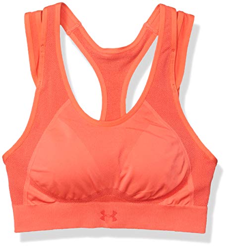 Under Armour Women's Vanish Seamless Mid Impact Sports Bra , Beta (628)/Tonal , Large