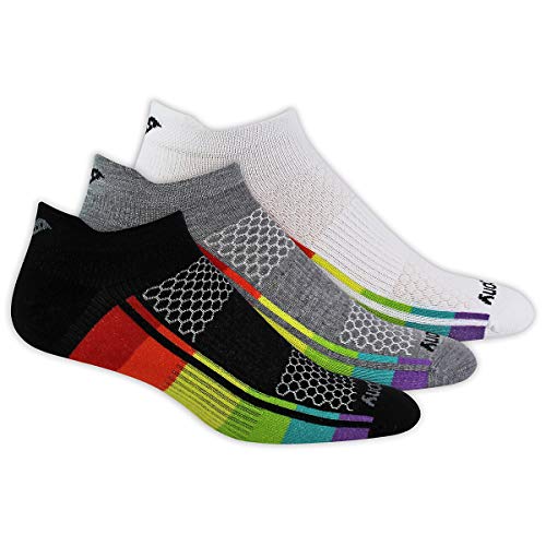 Saucony Inferno Ultralight No Show Socks - Color: Rainbow - Size: S