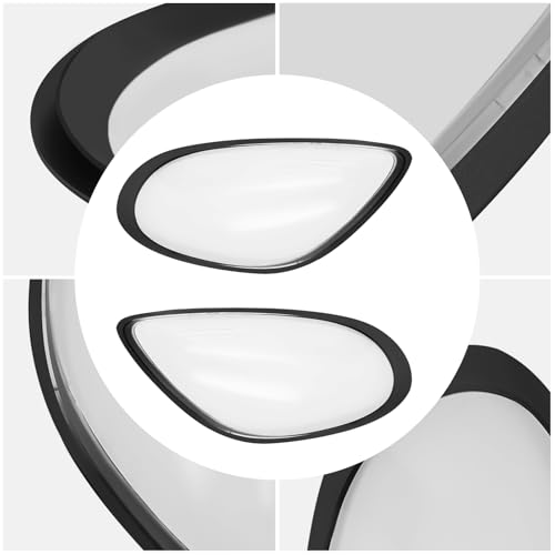 NTINGDE Pair Headlight Lens Cover Compatible with Porsche Boxster/Cayman 981 2014 2015 2016 Front Left & Right Headlight Cover Clear+Black Headlight Headlamp Lens Cover Driver & Passenger Side