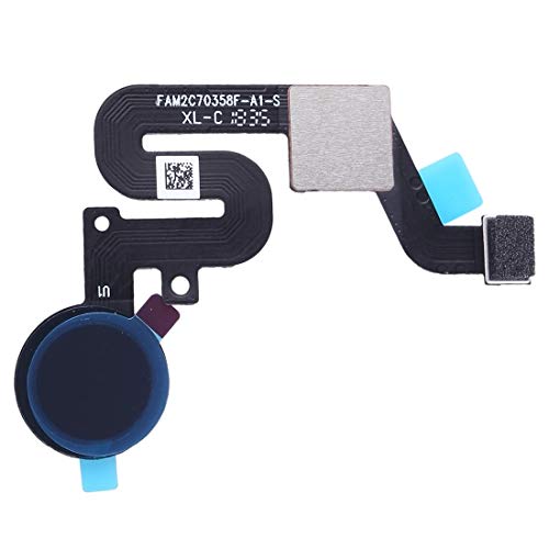 Preisvergleich Produktbild ZHAOHEMAOYI Ersatz inchs Weiß-Antennen-Flexkabel-Band Fingerabdruck-Sensor-Flexkabel for Nokia 5.1 Plus (X5) (schwarz) Flex Cable Replacement (Color : Black)