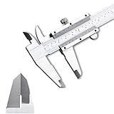 Messschieber 150mm - Edelstahl Messschieber, Analog Messschieber, Präzises Messwerkzeug für Haushalt, Werkstatt, Industrie und Metallverarbeitung