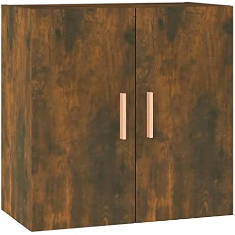 vidaXL Wall Mounted Smoked Oak Cabinet Cover