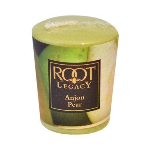 Root Candles Anjou Pear Beeswax Votive Candle - Pack of 6 Votives
