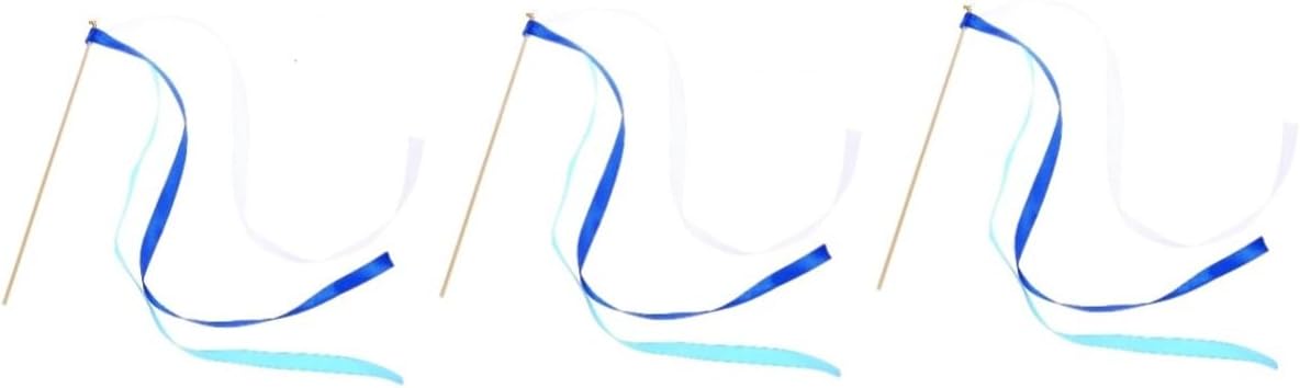 Luxshiny 60pcs Fairy Wands with Tiny Bells Wedding Party Favors Ribbon Sticks for Celebrations Events and Ceremonies for and