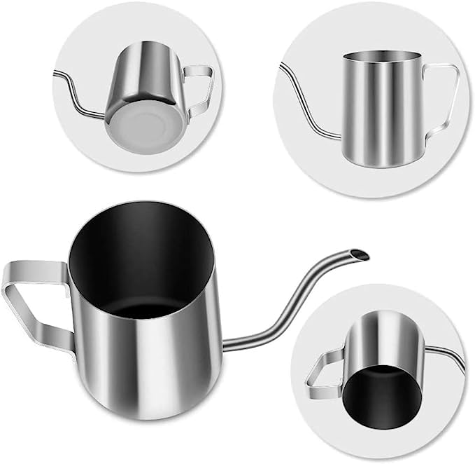 3d Creations Stainless Steel Coffee Pot Gooseneck Kettle Tea Kettle (600) ml.