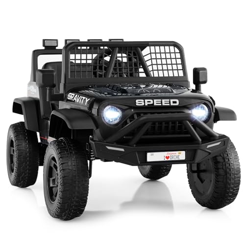 Costzon 24V Ride-On Truck with Remote & Music