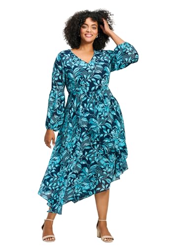 Women's Plus Size Endless Love Chiffon Dress