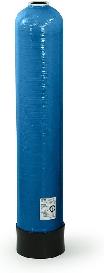 Fleck Combo Package Abundant Flow Built 5600SXT 48,000 Grain Water Softener with Upflow Filter (10% Resin with Carbon), Blue