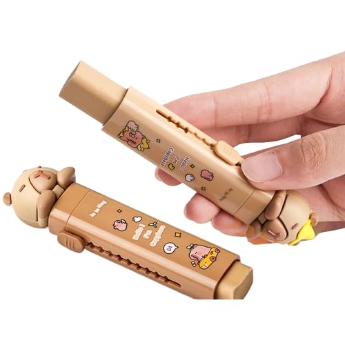 OANGO Cutter Shaped Eraser Set for Kids - Stationary Set, Rubber Erasers, Fancy Erasers for Birthday Return Gift (Bear)