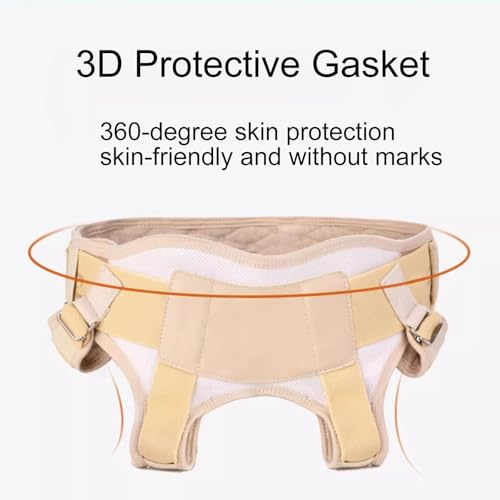 Faja Hernia para Hombre, Soporte Inguinal Ajustable 67-90 cm miniatura 4